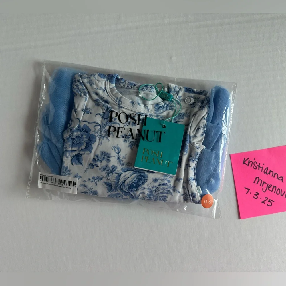 Posh Peanut Blue Diaper Cover Accessory